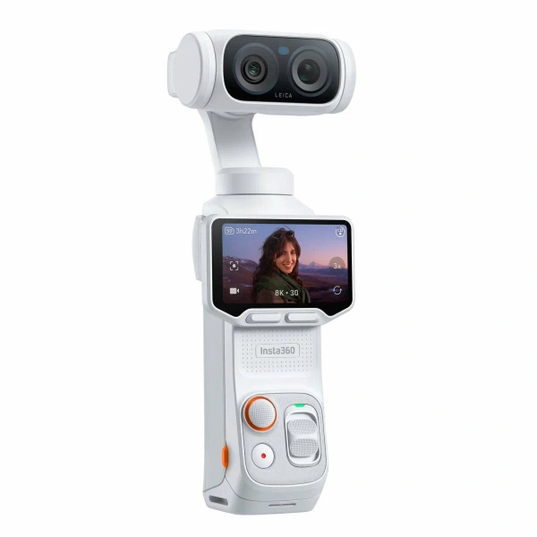 экшн-камера insta360 luna ultra dual lens 8k gimbal camera creator bundle белый (stellar white)